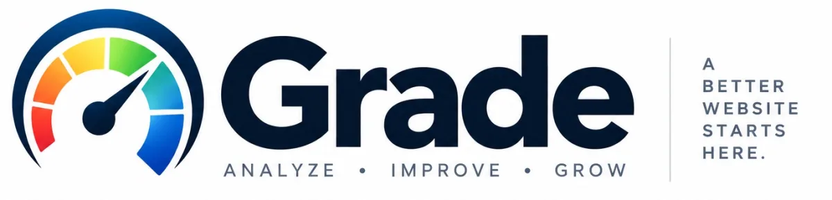Grade your website today logo